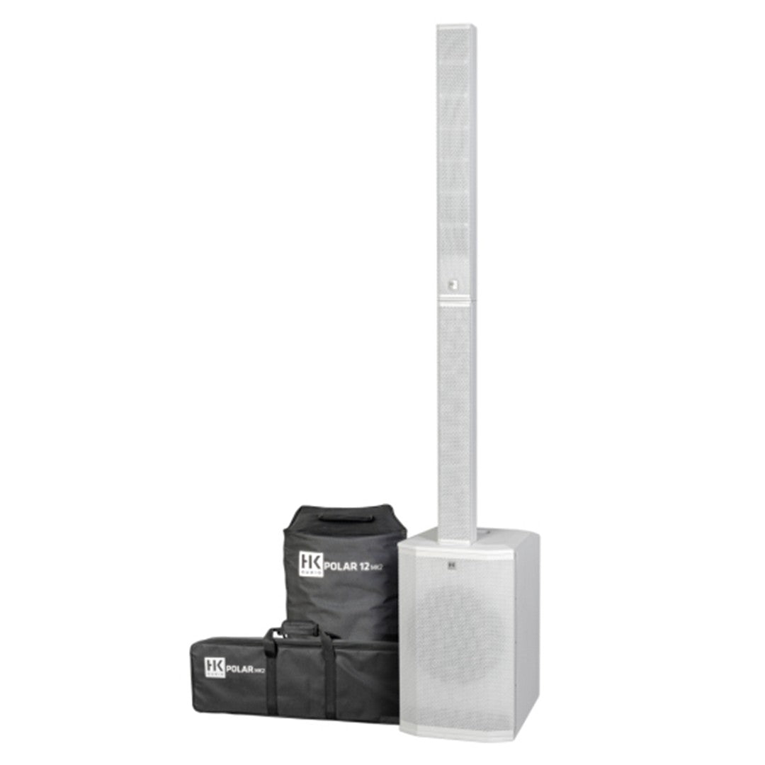 HK Audio POLAR-12MKII-WH White Column Speaker-Speaker and Bags