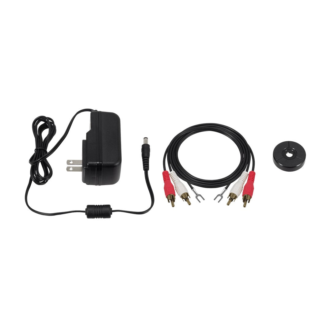 AT-LP120XBTUSBBK Direct-Drive Turntable-RCA Cable and $% RPM Adapter