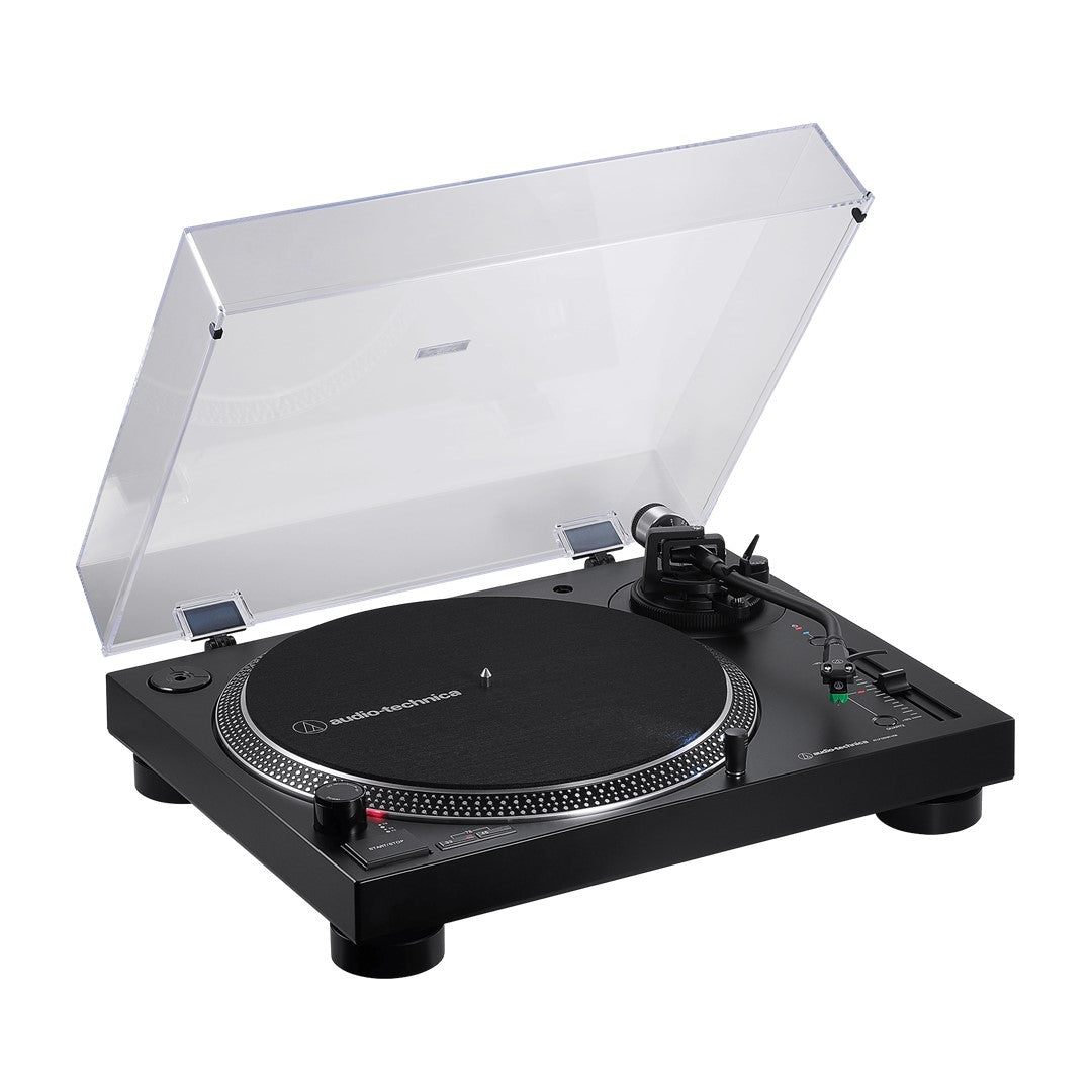 AT-LP120XBTUSBBK Direct-Drive Turntable- Top Front Left