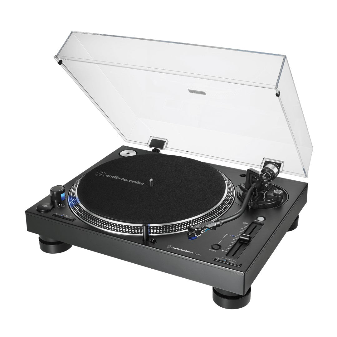 Audio-Technica AT-LP140XPBKE Pro Direct Drive Turntable -Top Front Right