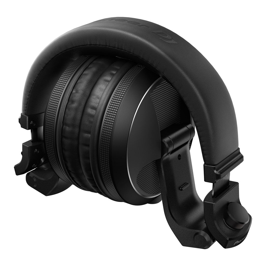 HDJ-X5 Over-Ear DJ Headphones in Black- Folded