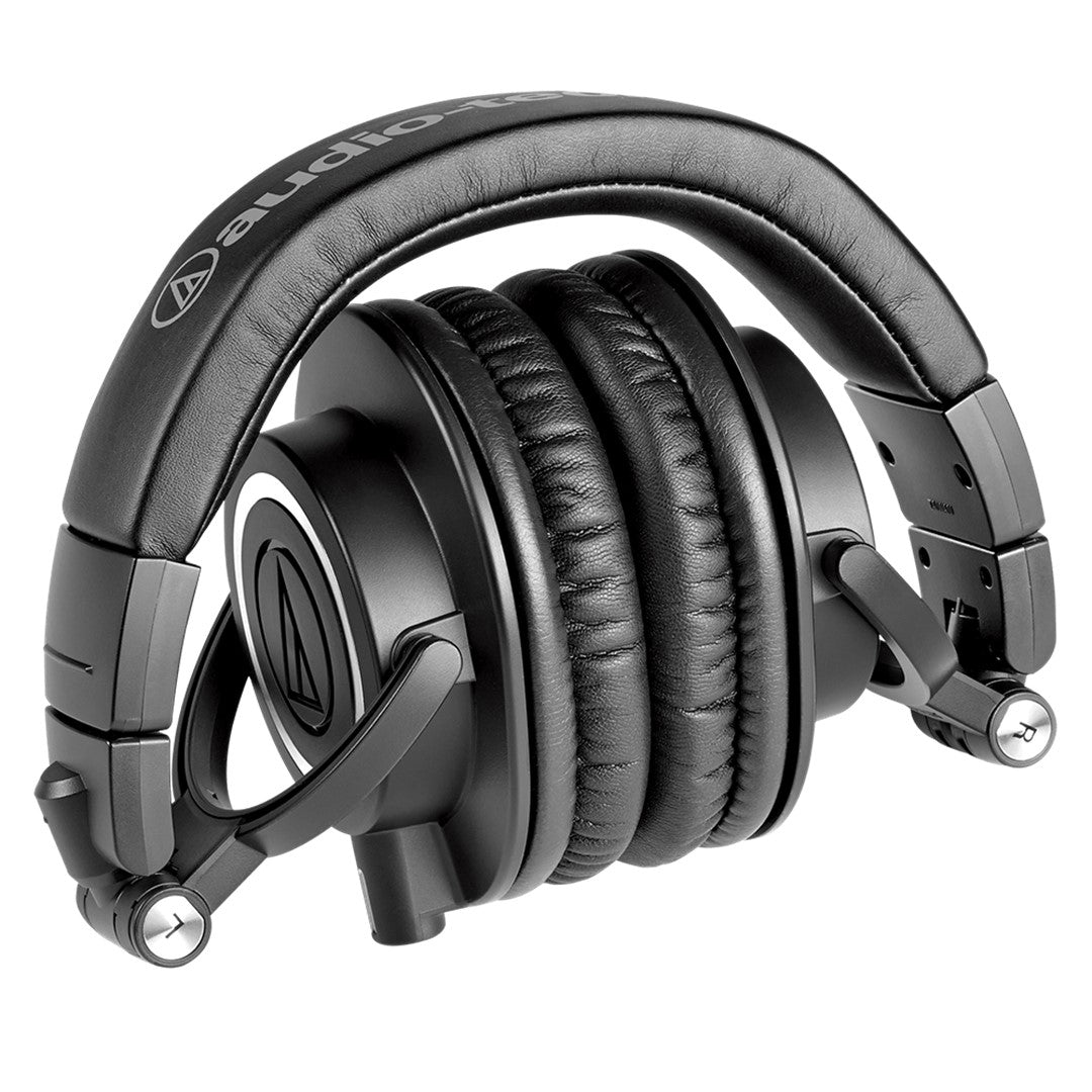 ATH-M50x Professional Monitor Headphones-Fronr Left-Folded