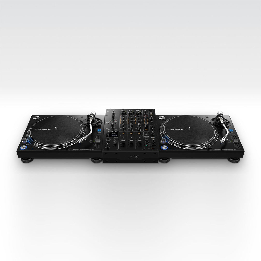AlphaTheta DJM-V5 3-Channel Professional DJ Mixer Set up 2 with PLX-1000