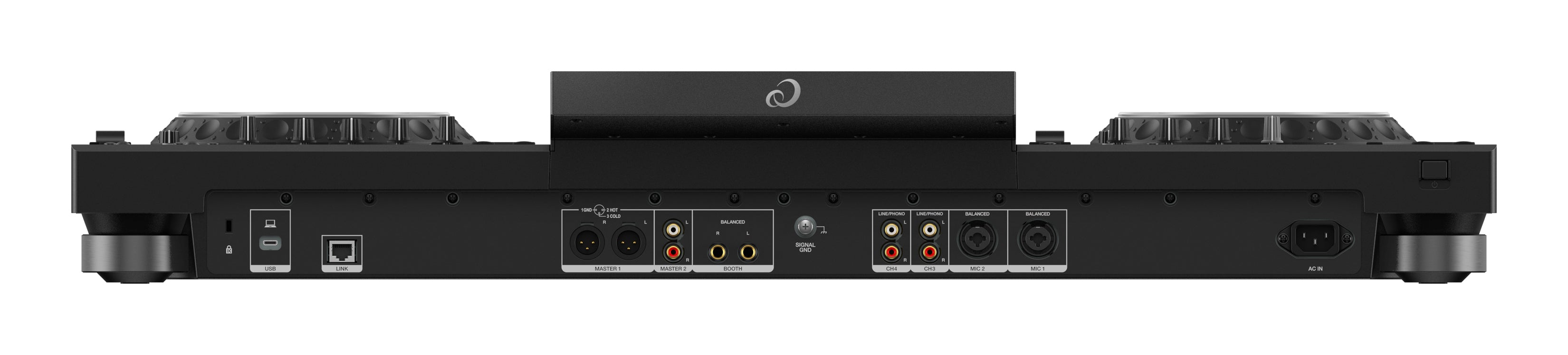 AlphaTheta XDJ-AZ Professional All-in-One 4 Channel DJ System Rear View