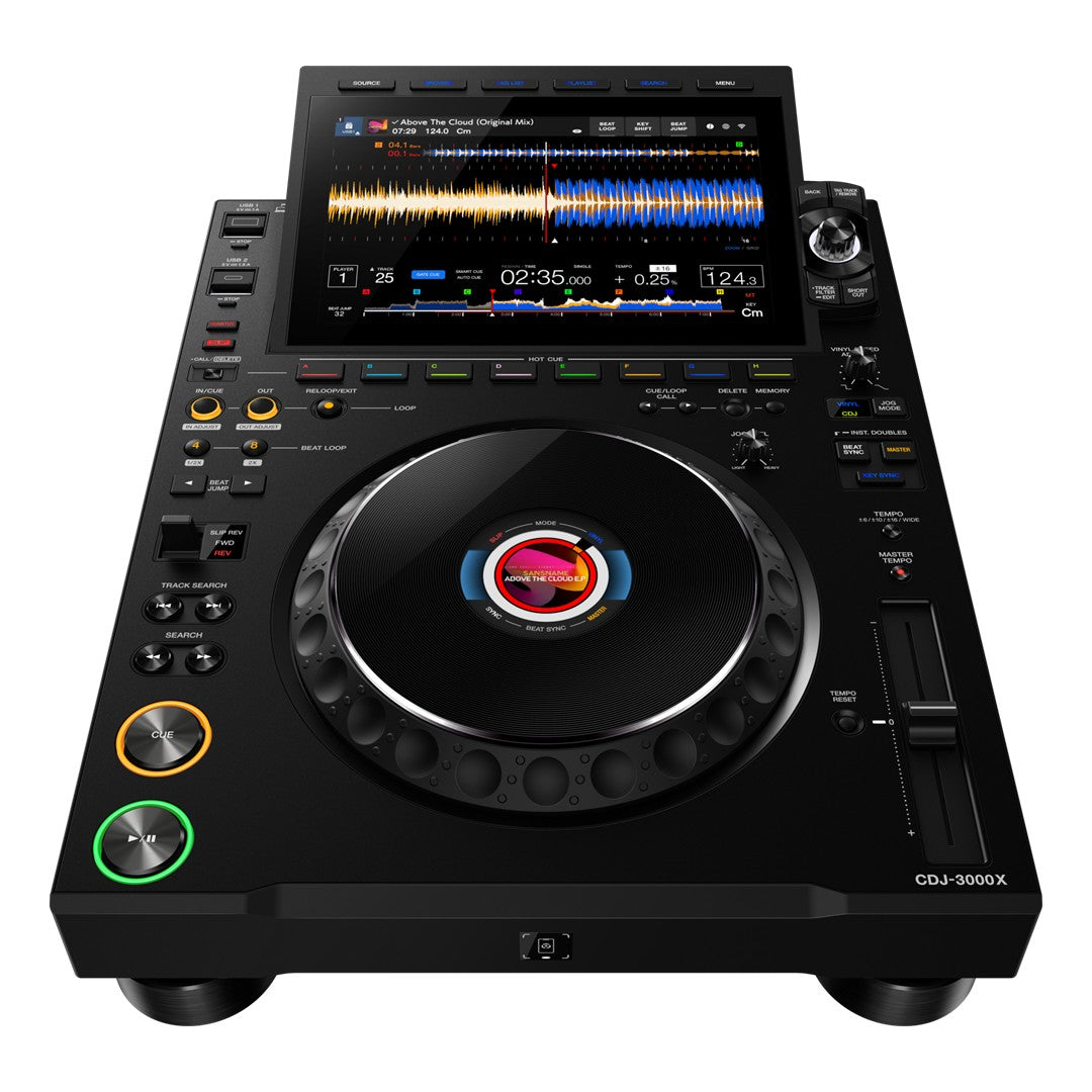 AlphaTheta CDJ-3000X Top Front View