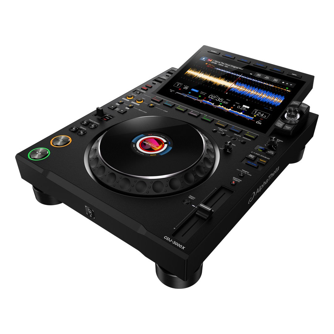 AlphaTheta CDJ-3000X Top Front Right View
