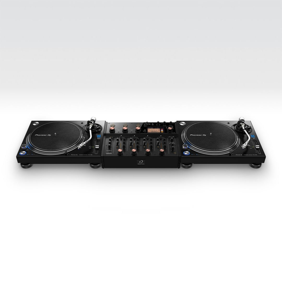 AlphaTheta EUPHONIA 4-Channel Professional Rotary Mixer Set up 3 with  PLX-1000's