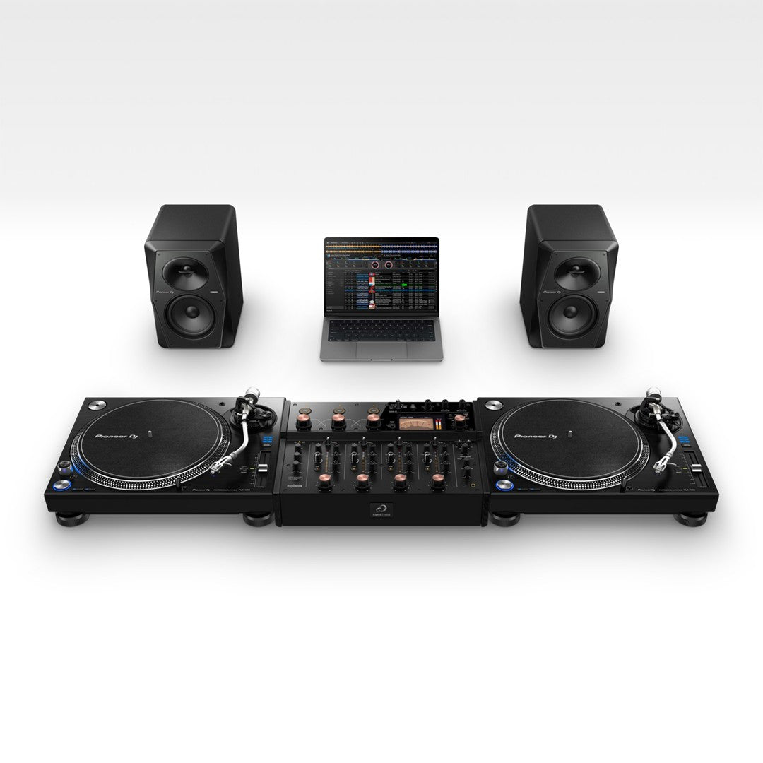 AlphaTheta EUPHONIA 4-Channel Professional Rotary Mixer Set up 4 Rekord Box 