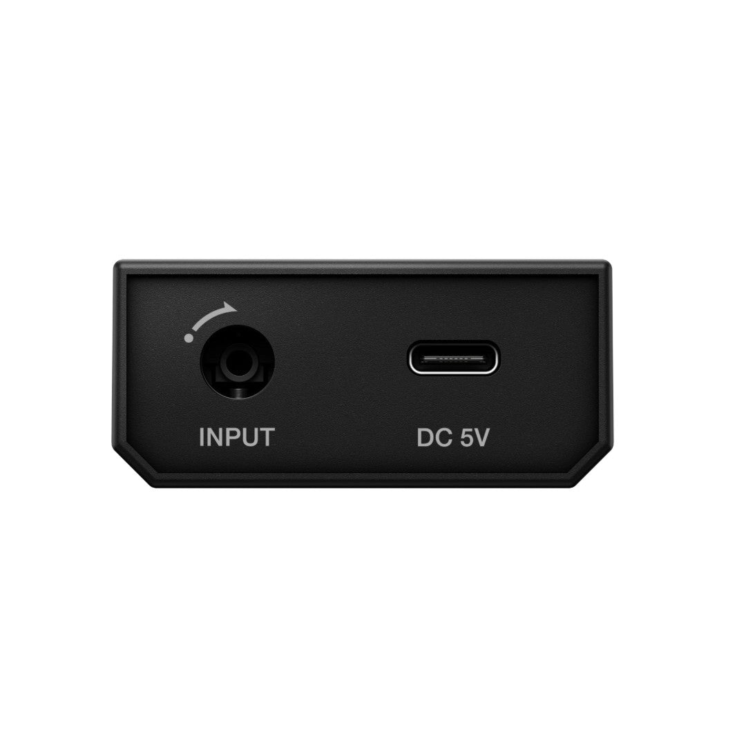 AlphaTheta HP-TX01 Transmitter for the HDJ-F10 DJ Headphones Side View