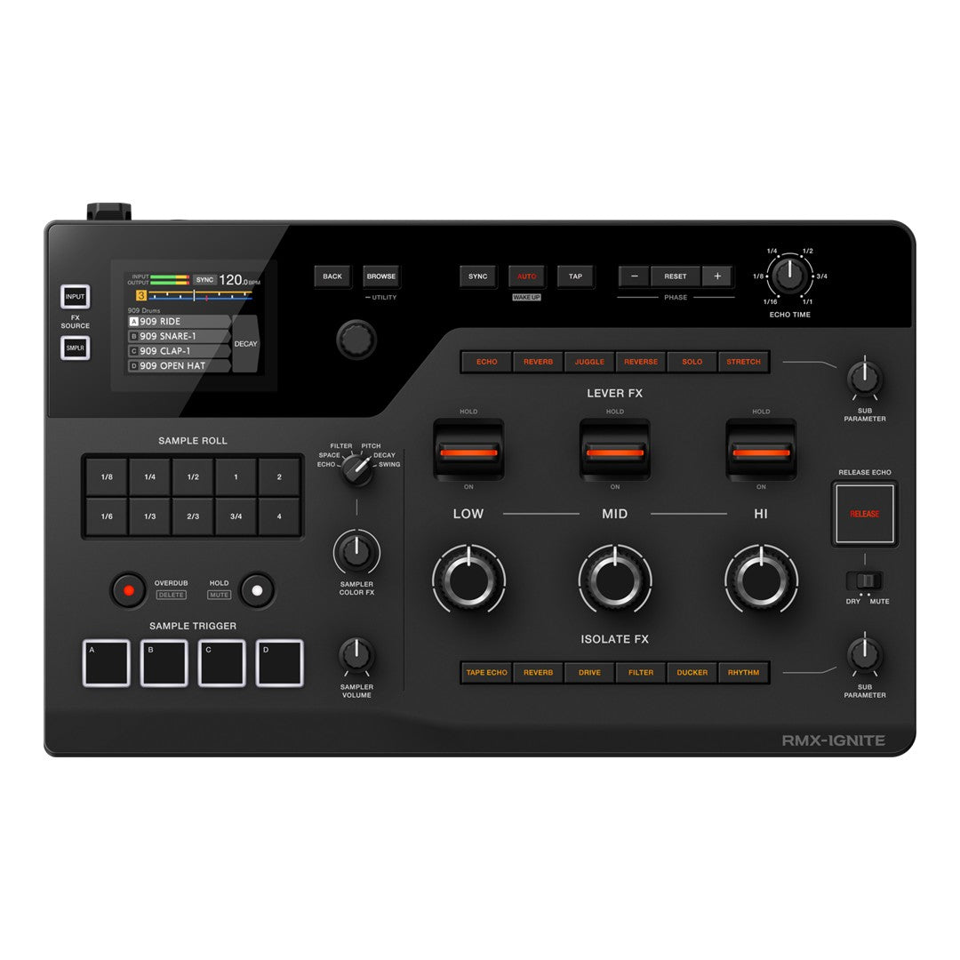 AlphaTheta RMX-IGNITE Next-generation DJ Effector Top View