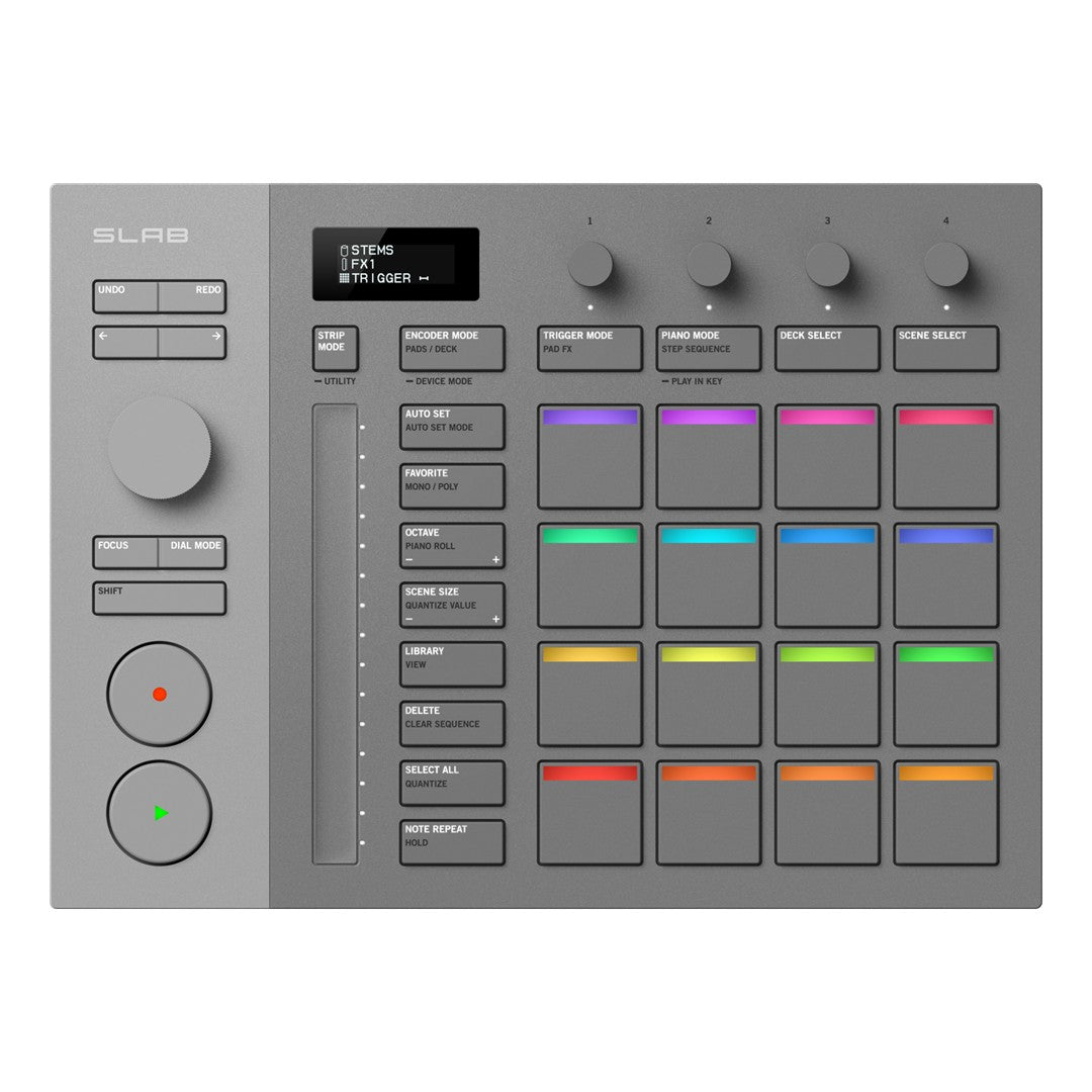 AlphaTheta SLAB Serato Studio MIDI Pad Controller Top View
