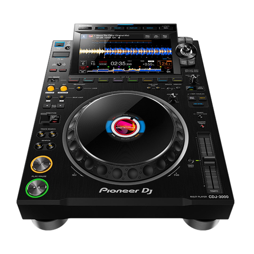 Pioneer DJ CDJ-3000 Professional DJ Multiplayer Top Front View