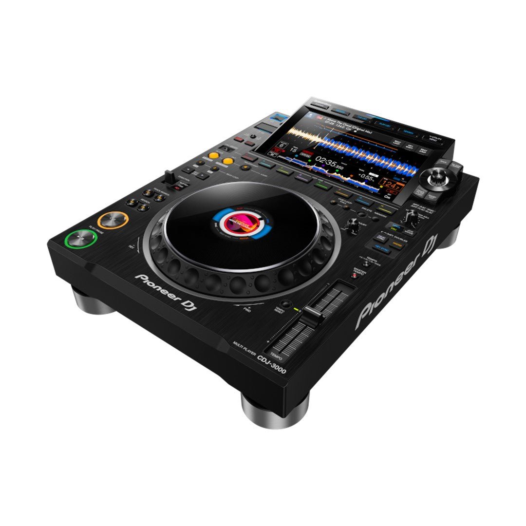 Pioneer DJ CDJ-3000 Professional DJ Multiplayer Front Top Side Right View