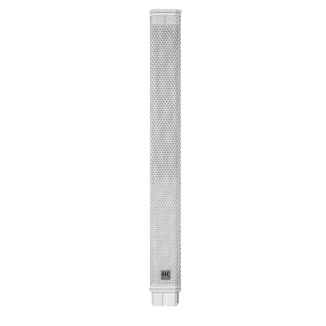 HK Audio POLAR-8MKII-WH Column Speaker with 8″ Sub (1 CTN) in White Front Mid High Unit View