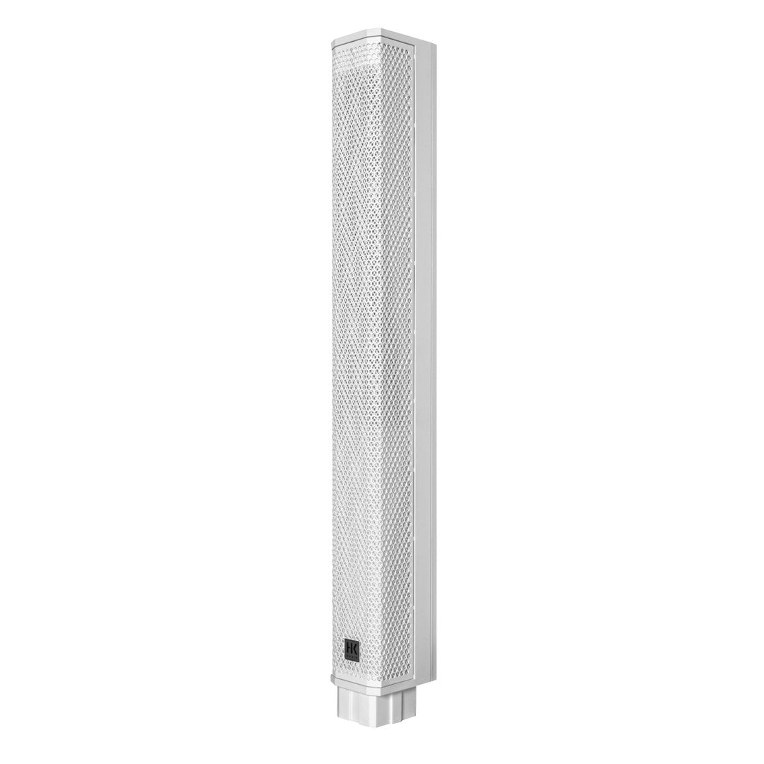 HK Audio POLAR-8MKII-WH Column Speaker with 8″ Sub (1 CTN) in White Front Right Mid High Unit View