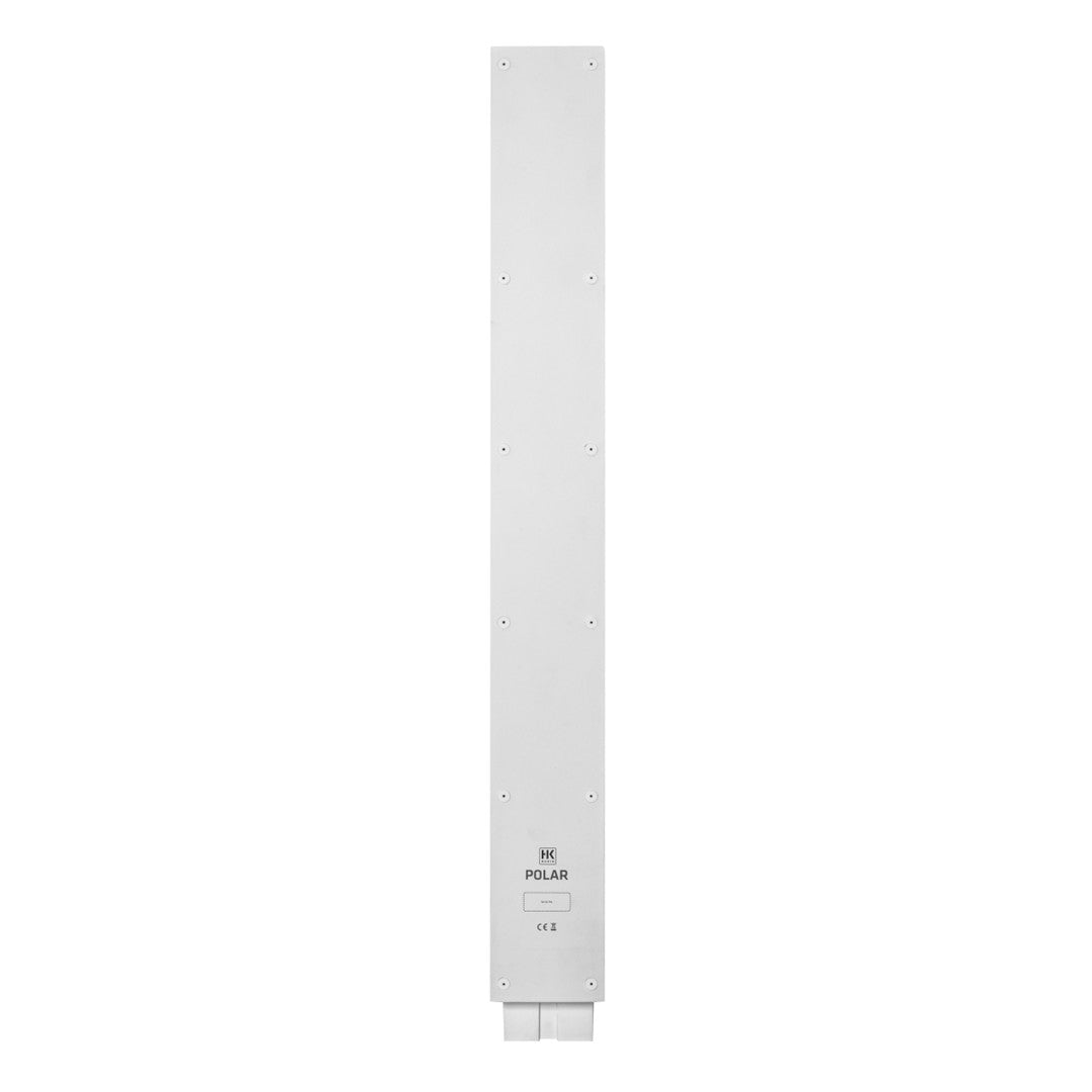 HK Audio POLAR-8MKII-WH Column Speaker with 8″ Sub (1 CTN) in White Rear Mid High Unit View