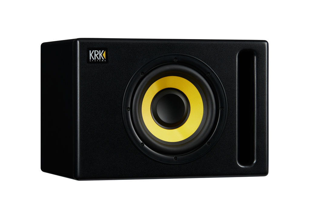 KRK S8.4 - 8" Powered Studio Subwoofer Front Left