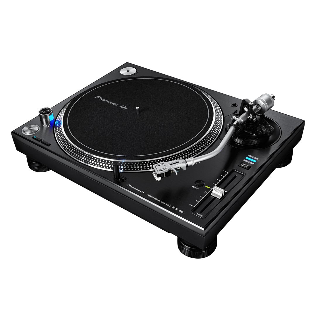 Pioneer DJ PLX-1000 Professional Direct Drive Turntable Top Front Right Side View