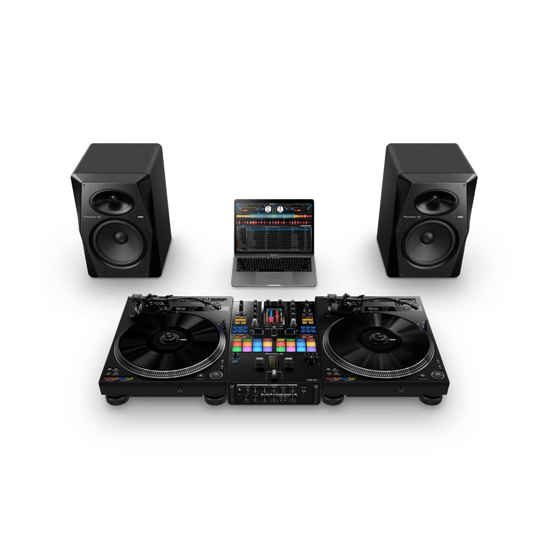 Pioneer DJ PLX-CRSS12 Professional Direct Drive Turntable Set up with Rekordbox