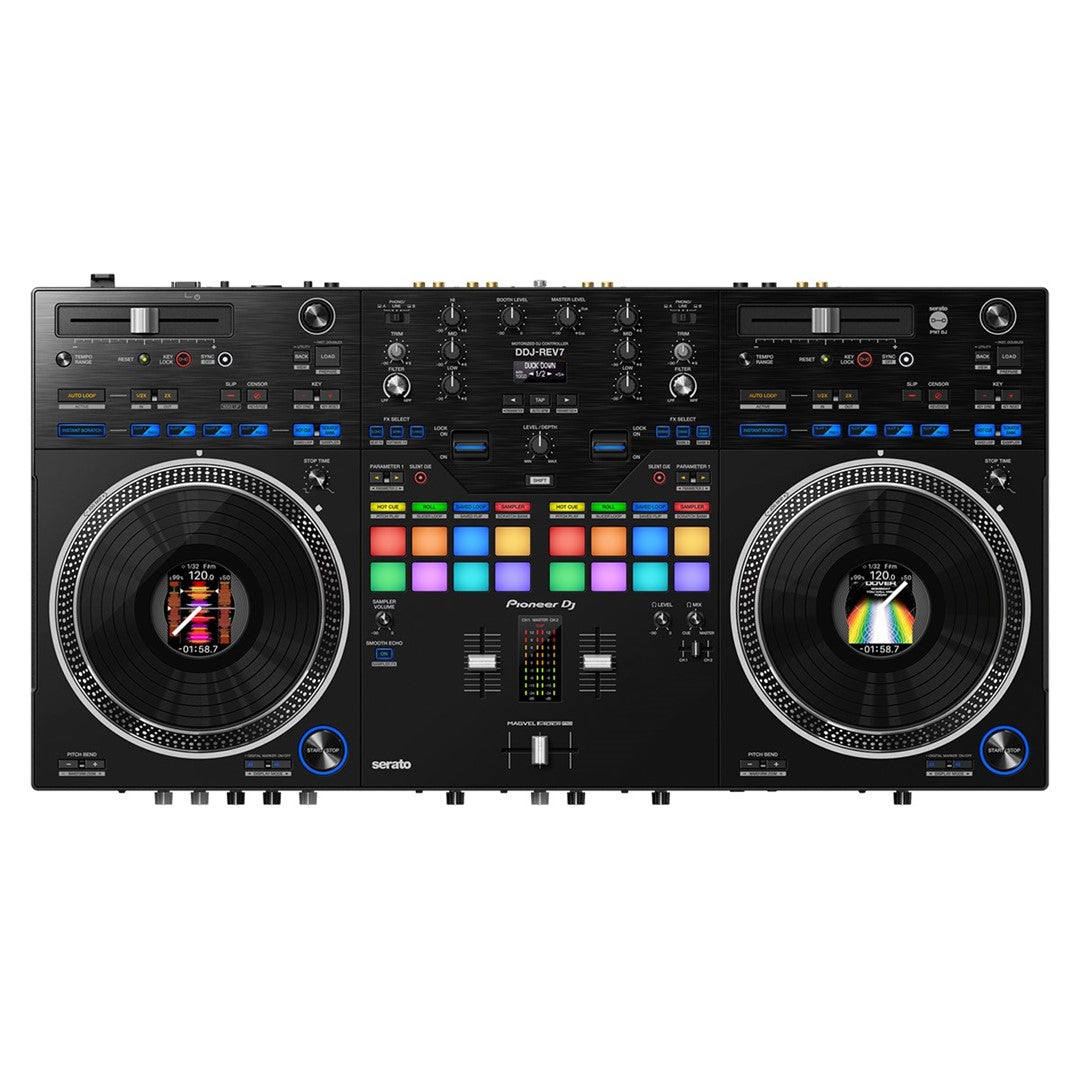 Pioneer DJ DDJ-REV7 2-channel Scratch-style DJ Controller for Serato DJ  PRO Top View