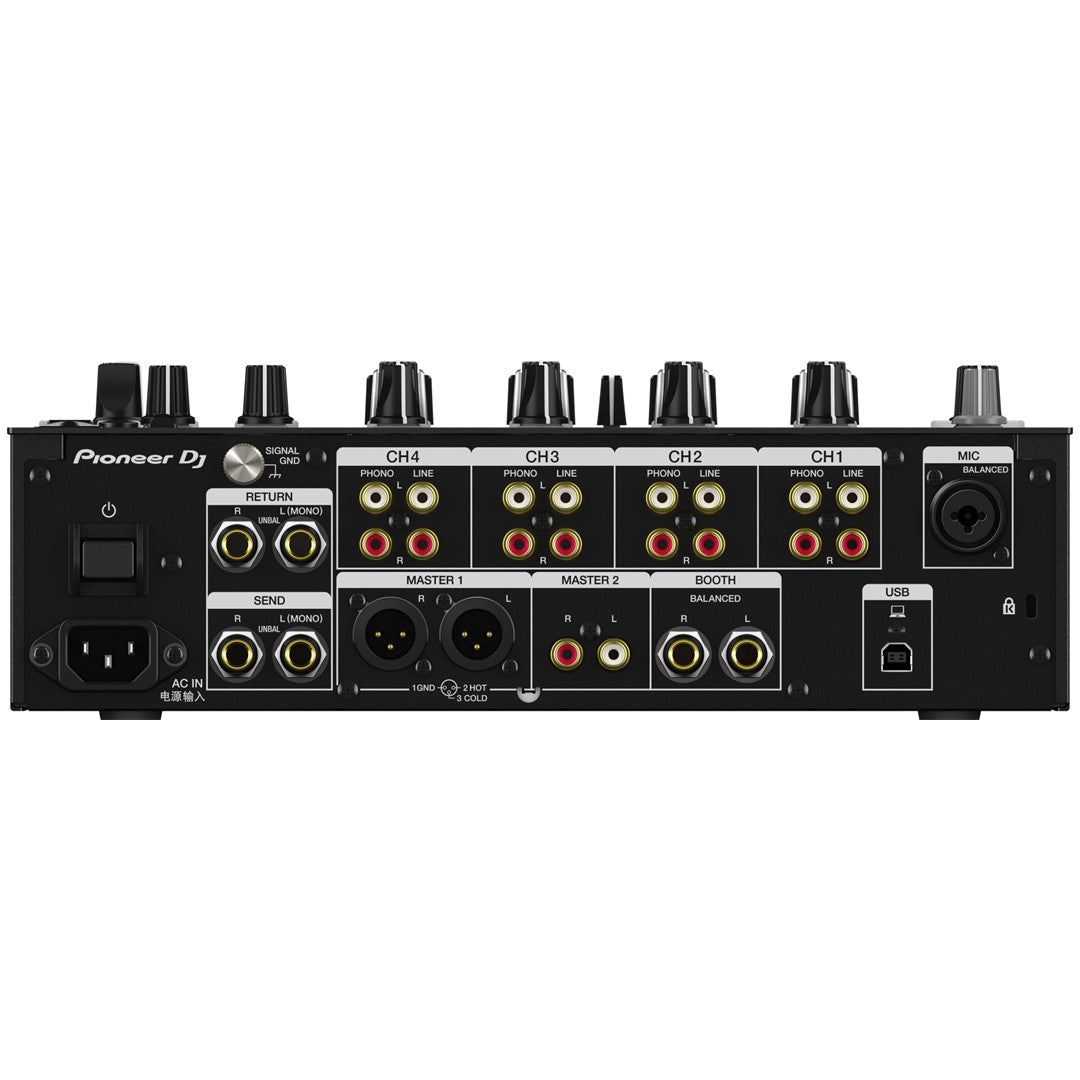 Pioneer DJ DJM-750MK2 4 Channel Performance DJ Mixer Rear View