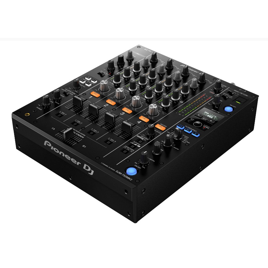 Pioneer DJ DJM-750MK2 4 Channel Performance DJ Mixer Top Front Right View