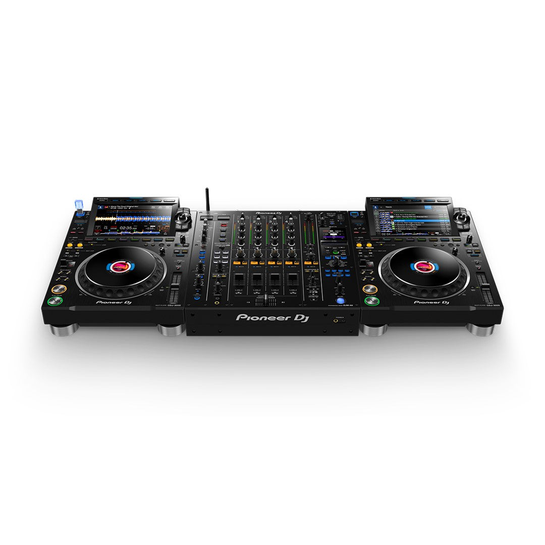 Pioneer DJ DJM-A9 Professional 4-channel DJ Mixer Set Up 1  CDJ-3000's