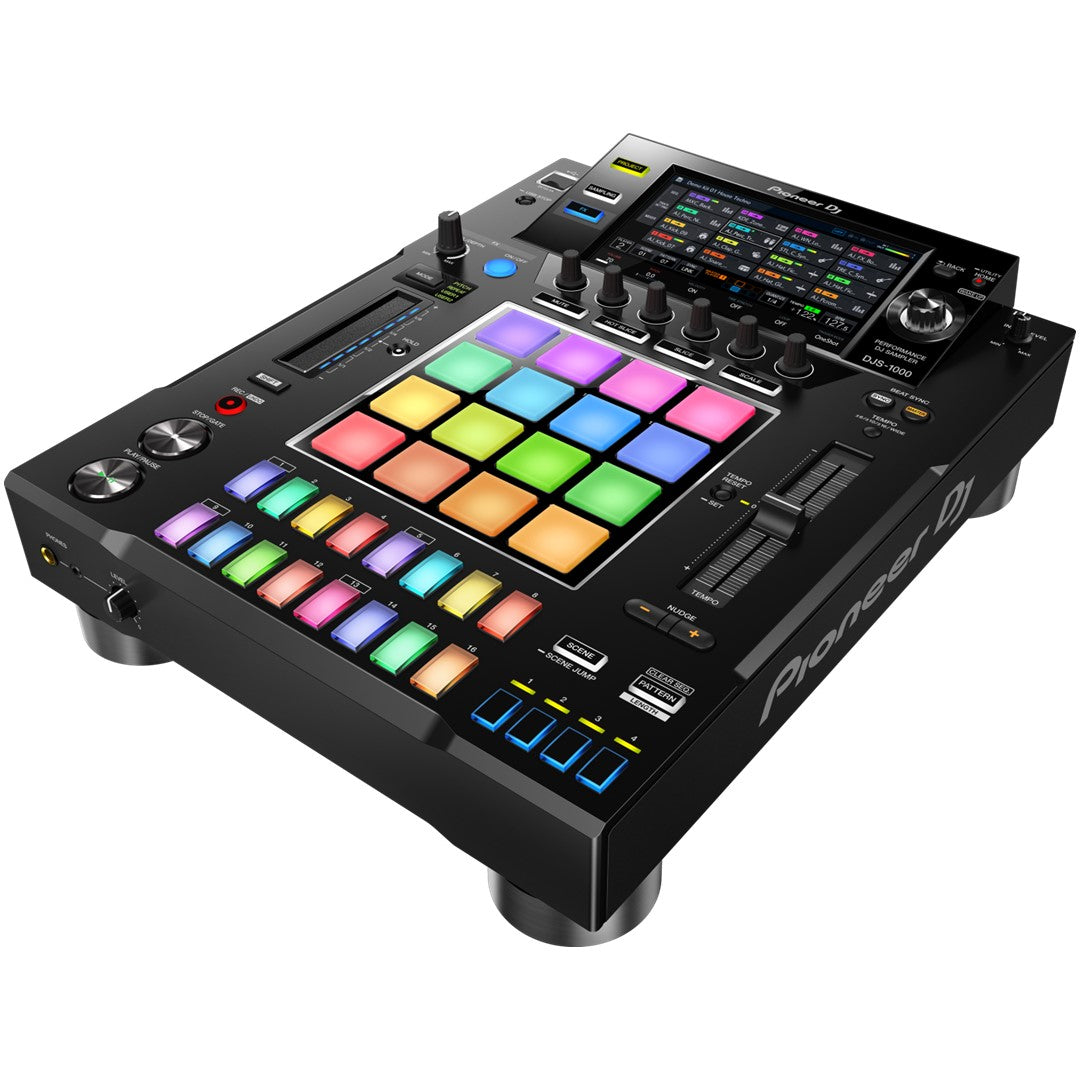 Pioneer DJ DJS-1000 Dynamic 16 Track DJ Sampler Top Front Right View