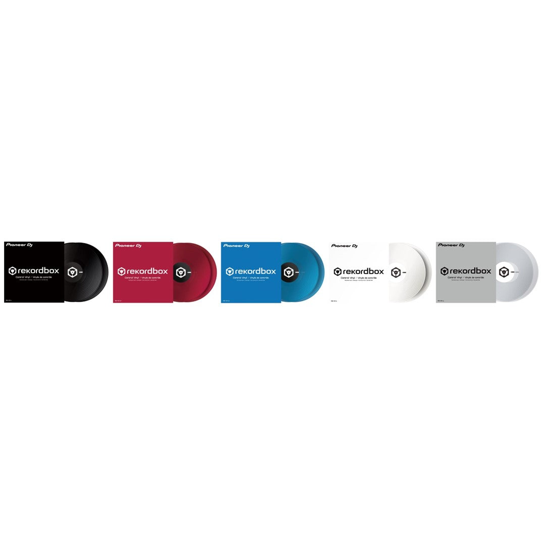 Pioneer DJ RB-VD1-K Control Vinyl in Black (Pair) Collection Colours