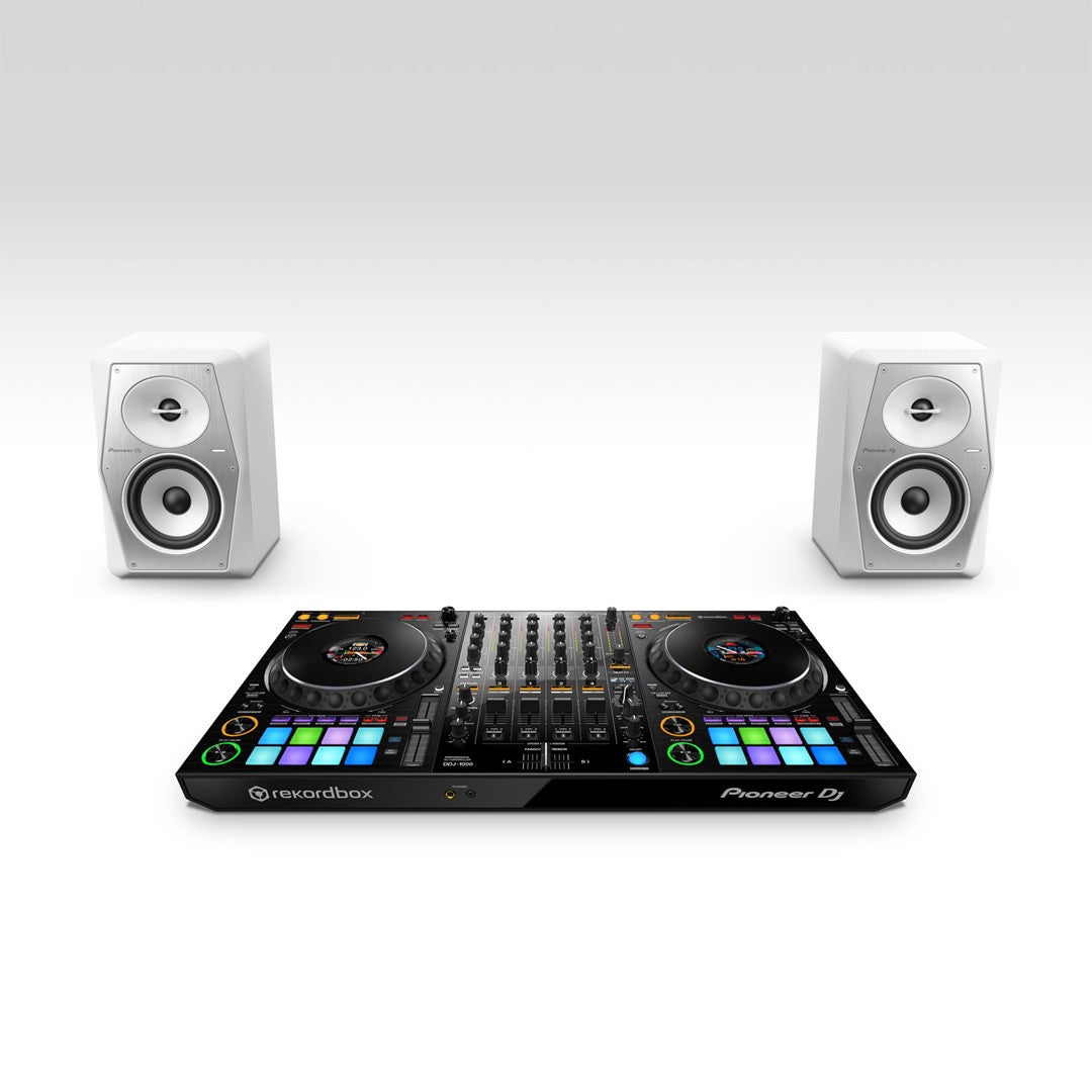 Pioneer DJ VM-50-W 5” White Active Monitor Speaker Set up 1