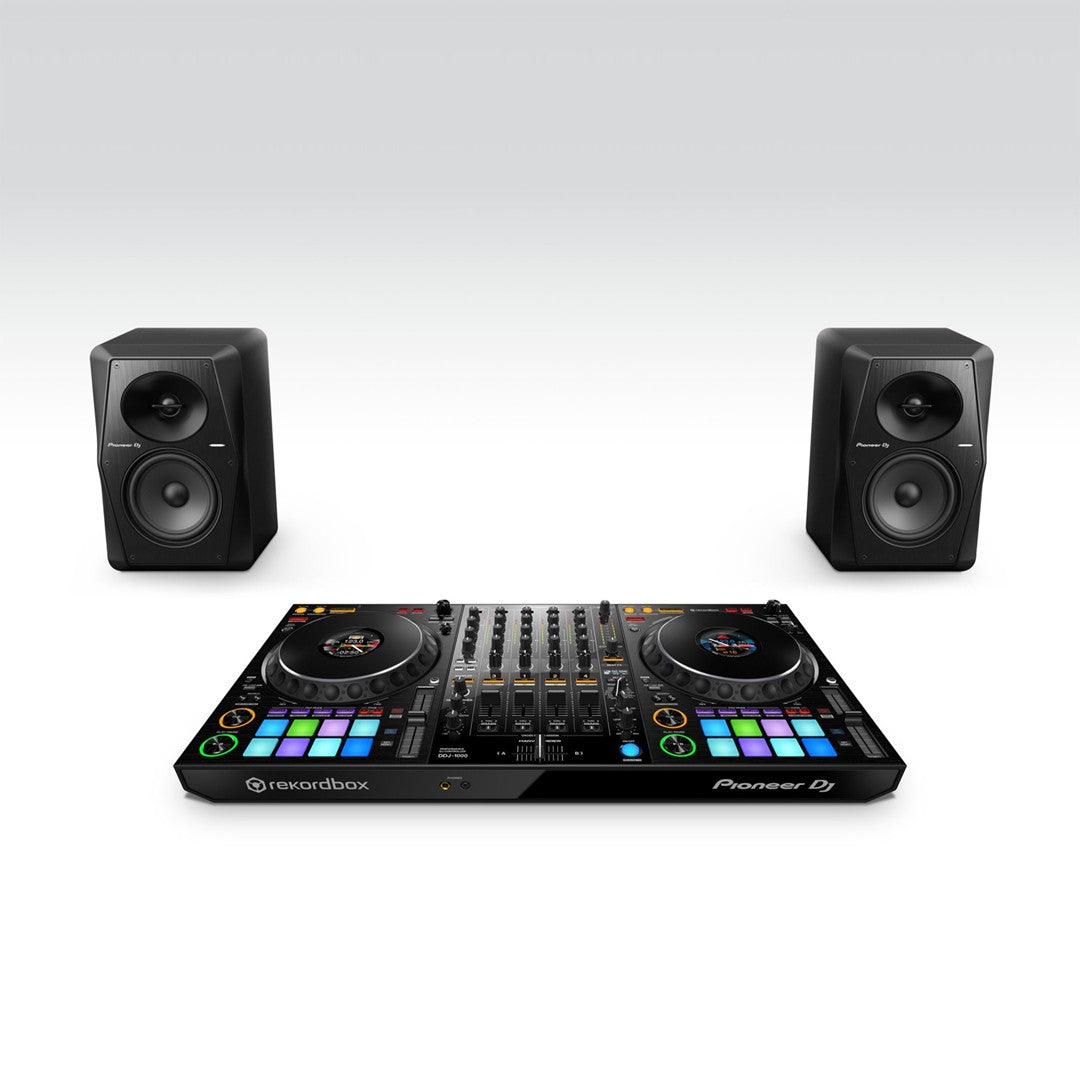 Pioneer DJ VM-50 5” Active Monitor Speaker in Black Set up 3