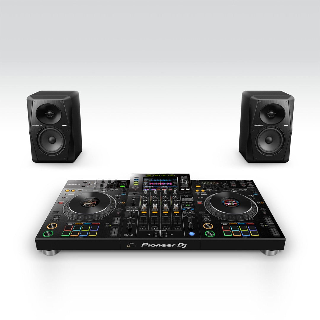 Pioneer DJ VM-50 5” Active Monitor Speaker in Black Set up 4
