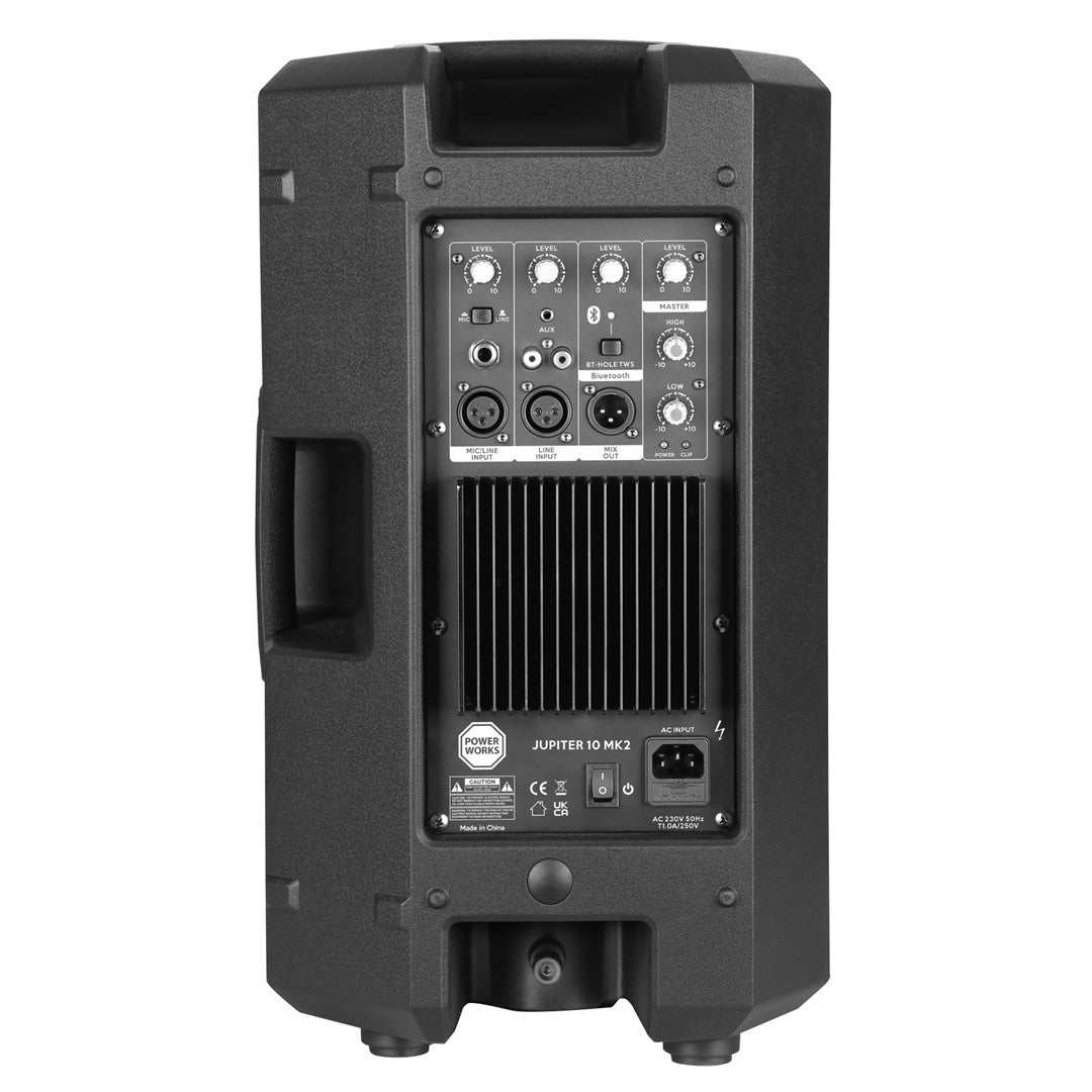 PowerWorks JUPITER 10 MK2 - Active 10" Speaker Rear