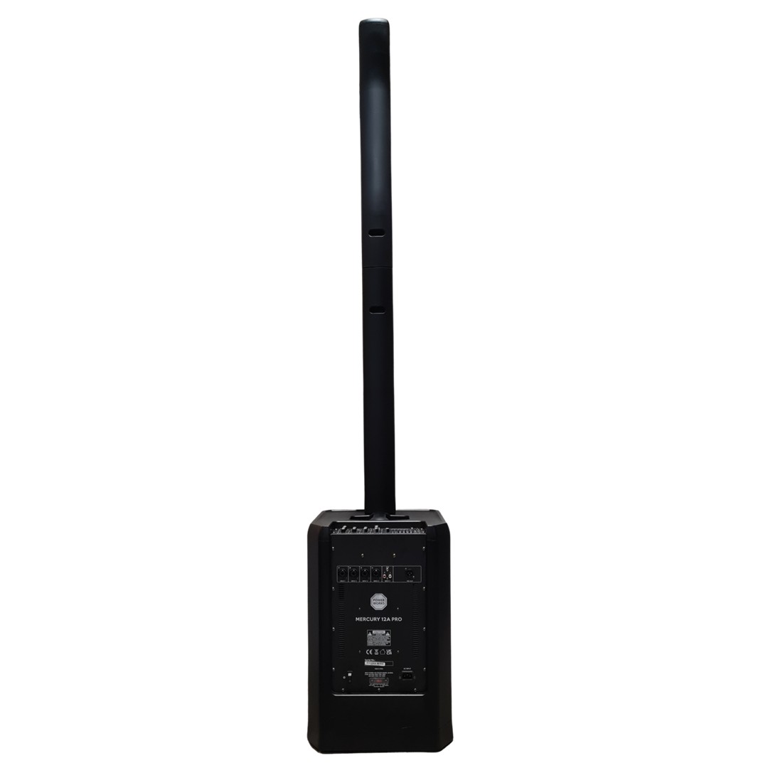 PowerWorks MERCURY-12A PRO - Column Speaker 12" System (2 CTNS) Rear View
