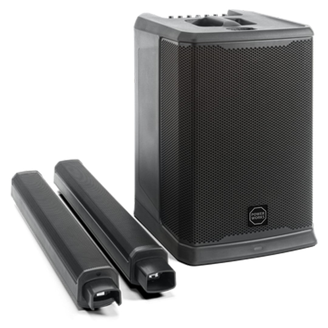 PowerWorks MERCURY-12A PRO - Column Speaker 12" System (2 CTNS) Subwoofer & Satellites