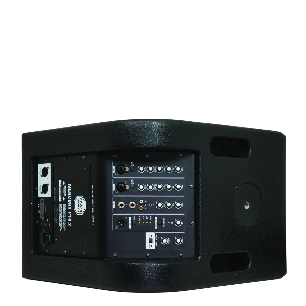 PowerWorks MERCURY P10.2 - Portable PA System Subwoofer Top Rear